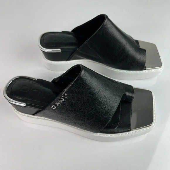 Dkny Platform Sandals 10M (50) - Picture 5 of 8